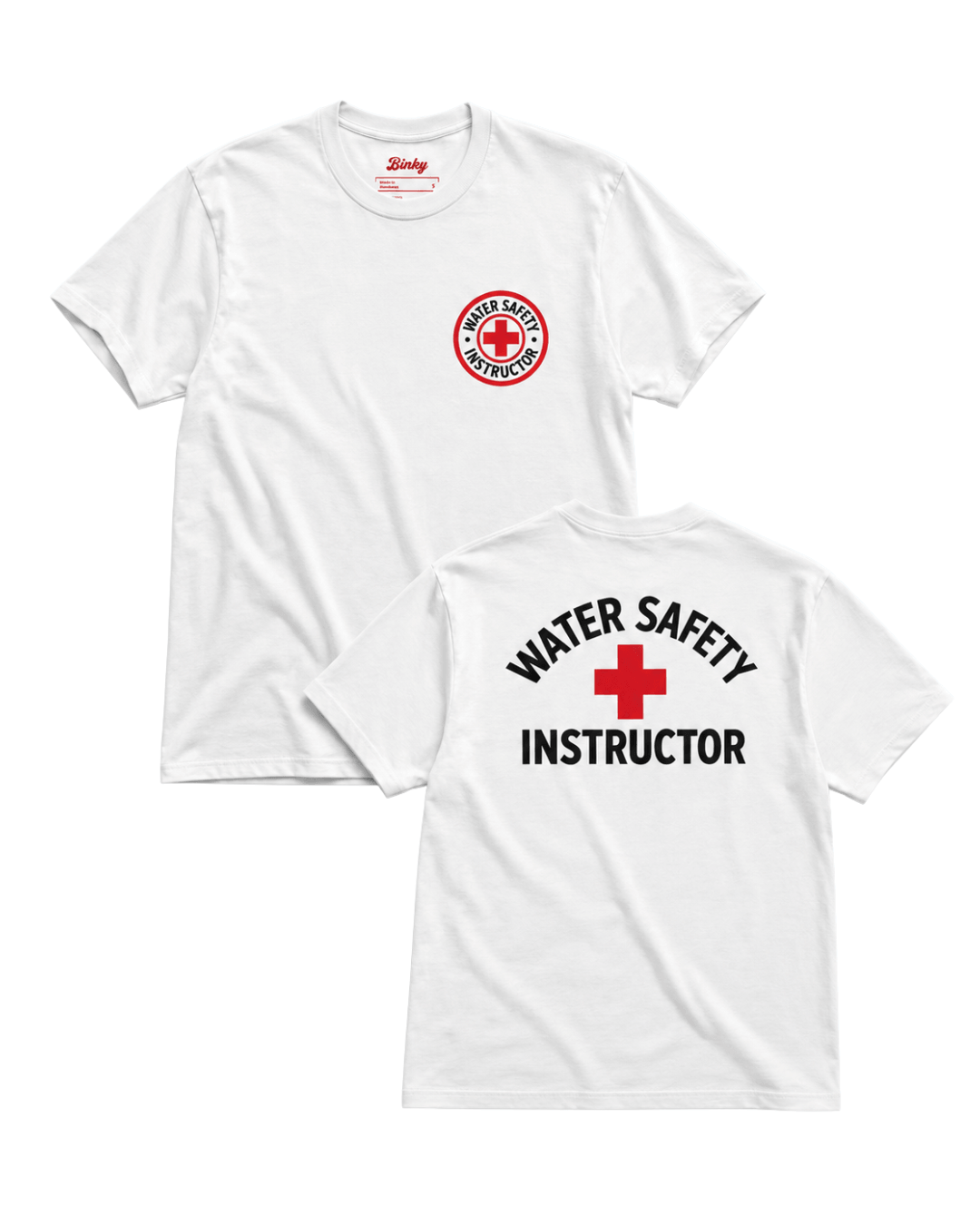 Public Pool T-Shirt | Vintage Instructor Bootleg featuring a water safety instructor design.