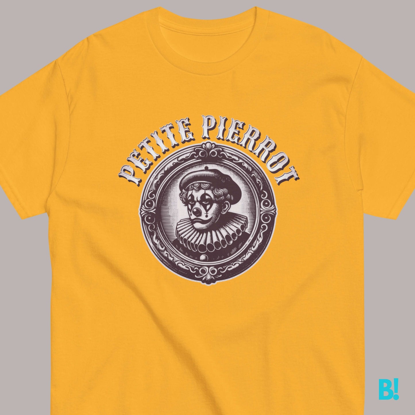 Petite Pierrot French Tattoo Retro Inspired Vintage T-Shirt Bonjour, dreamers! Step into a world of Petite Pierrot. This enchanting tee captures the magic of French circus charm with its playful design and colorful flair. Embrace your inner child join the