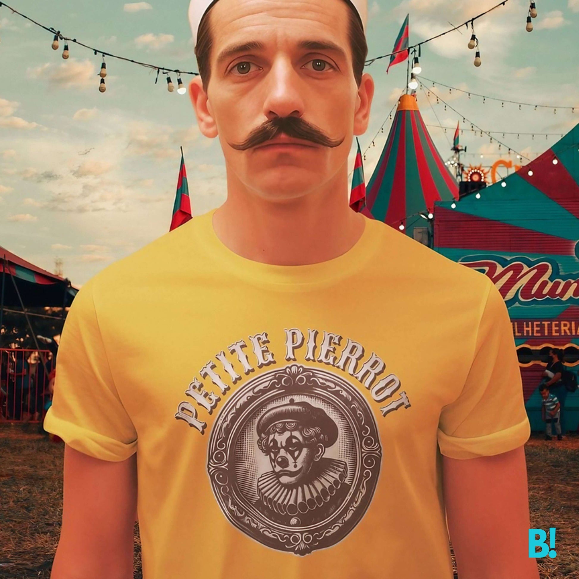 Petite Pierrot French Tattoo Retro Inspired Vintage T-Shirt Bonjour, dreamers! Step into a world of Petite Pierrot. This enchanting tee captures the magic of French circus charm with its playful design and colorful flair. Embrace your inner child join the