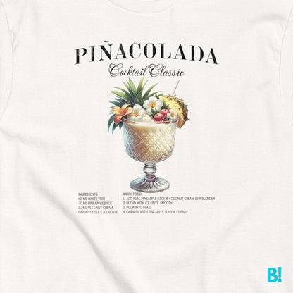 PINA COLADA COCKTAIL T-SHIRT