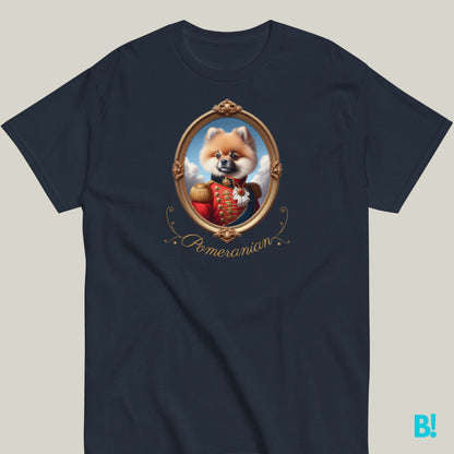 Pomeranian Napoleon Dog Portrait T-shirt – 100% Cotton Pomeranian fans, this Napoleon dog portrait T-shirt is for you! Soft cotton, available in 7 colors. Perfect for playful dog lovers! €29.50 B!NKY Comfywear