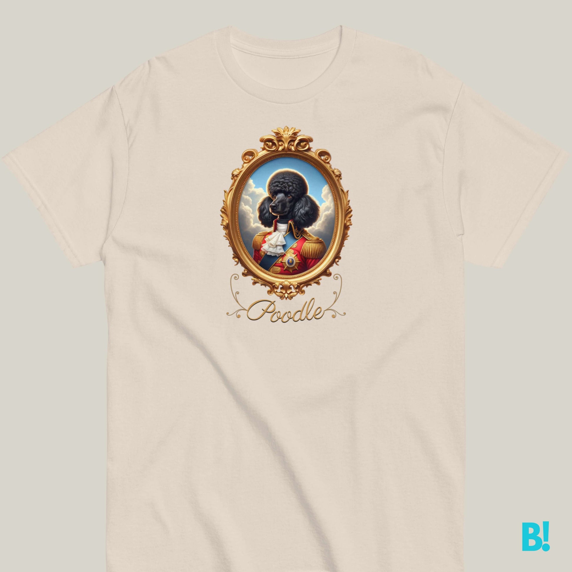 Poodle Napoleon Portrait T-shirt – 100% Cotton Celebrate your Poodle with this stylish Napoleon dog portrait T-shirt. 100% cotton, available in 7 colors. Perfect for dog lovers! €29.50 B!NKY Comfywear