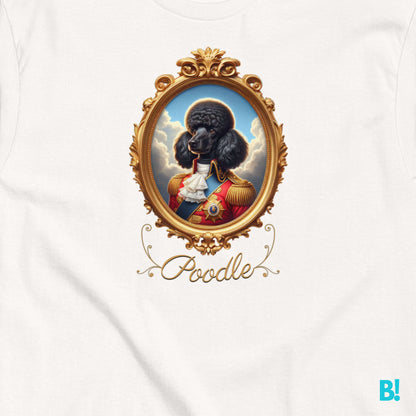 Poodle Napoleon Portrait T-shirt – 100% Cotton Celebrate your Poodle with this stylish Napoleon dog portrait T-shirt. 100% cotton, available in 7 colors. Perfect for dog lovers! €29.50 B!NKY Comfywear