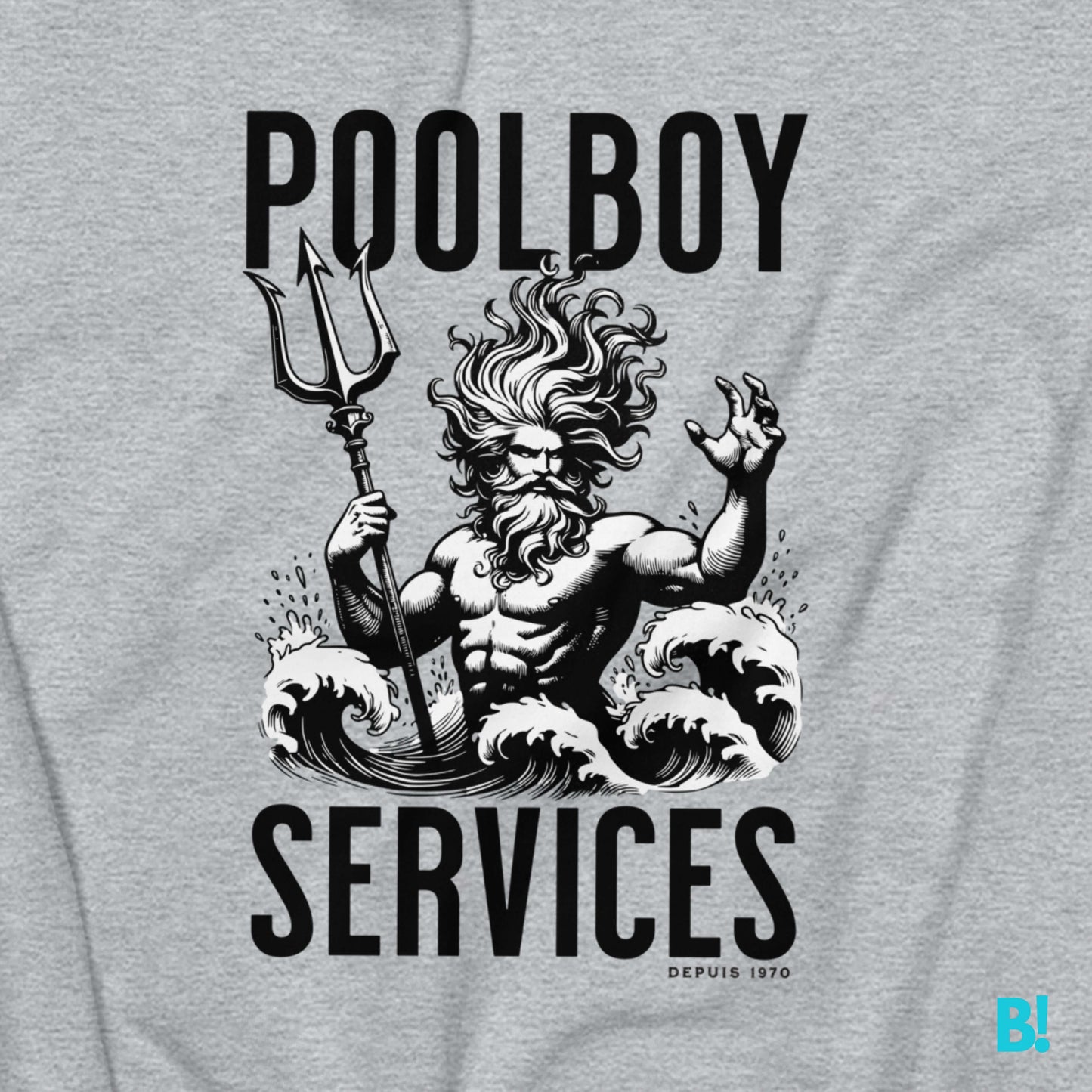 Comfort in Style: POOLBOY SERVICES Sweater Embrace luxury with the Classic "Pool Boy Services" Sweater by DEPUIS 1970. A soft, perfect fit in a timeless design. Size & Measure Guides in the gallery. €39.0 B!NKY Comfywear