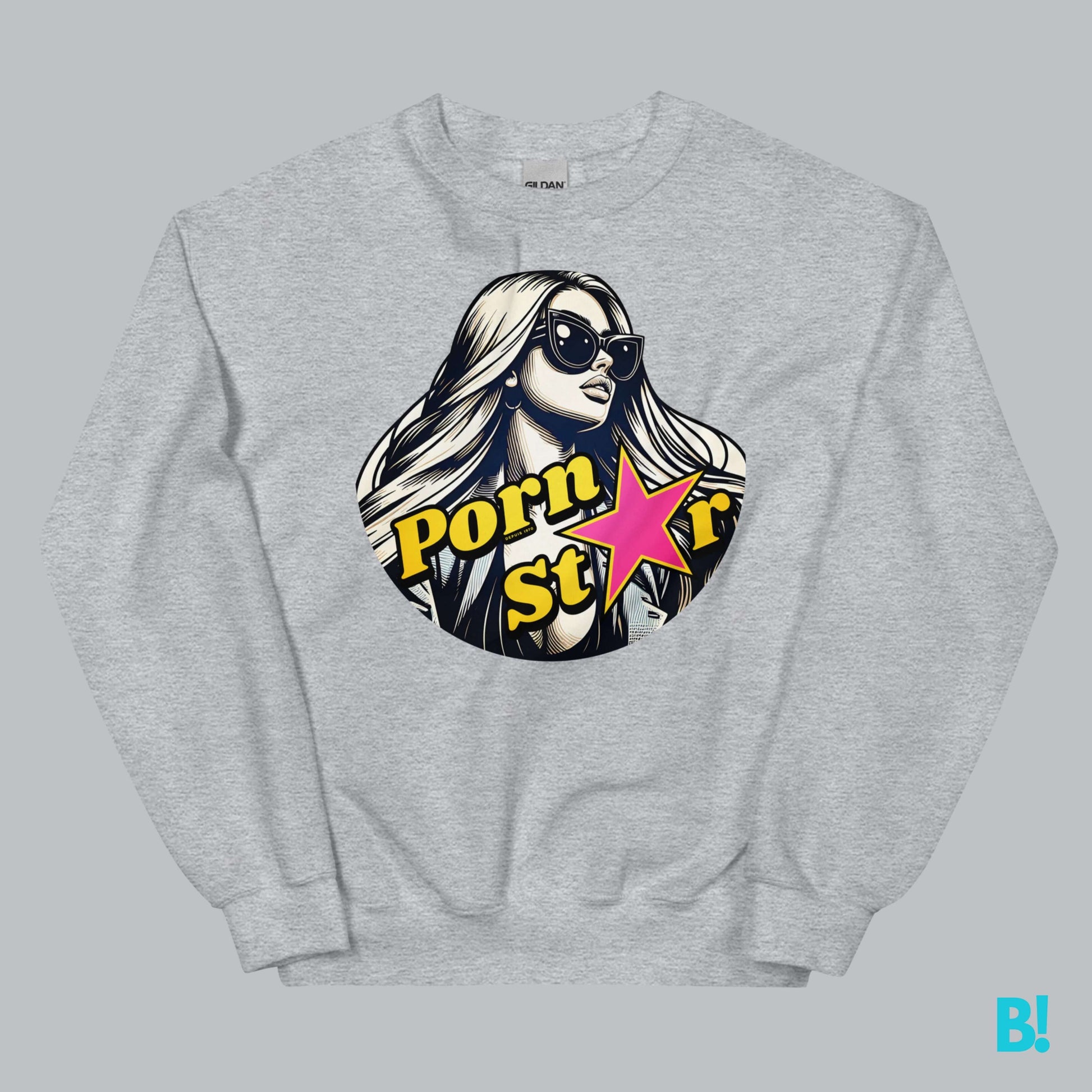 Classic PORNST*R Sweater by DEPUIS 1970 Experience comfort with the Classic PORNST*R Sweater by DEPUIS 1970. Made from a 50/50 blend of Cotton and Polyester for a soft feel and perfect fit. €39.0 B!NKY Comfywear