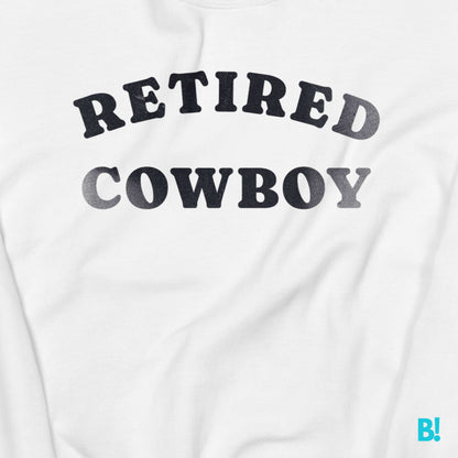 Hang up your spurs and embrace the laid-back life with the Retired Cowboy Sweater. Perfect for those who appreciate a touch of Wild West charm with none of the hard work. Whether you are lounging on the couch or out grabbing a coffee, this sweater keeps t