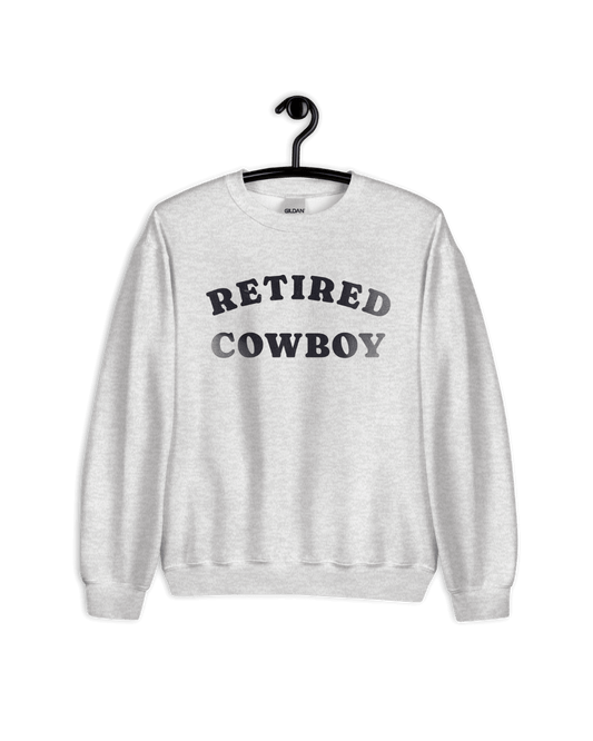 RETIRED COWBOY Sweater – Laid-Back Western Style, Soft & Comfy