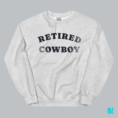 Hang up your spurs and embrace the laid-back life with the Retired Cowboy Sweater. Perfect for those who appreciate a touch of Wild West charm with none of the hard work. Whether you are lounging on the couch or out grabbing a coffee, this sweater keeps t