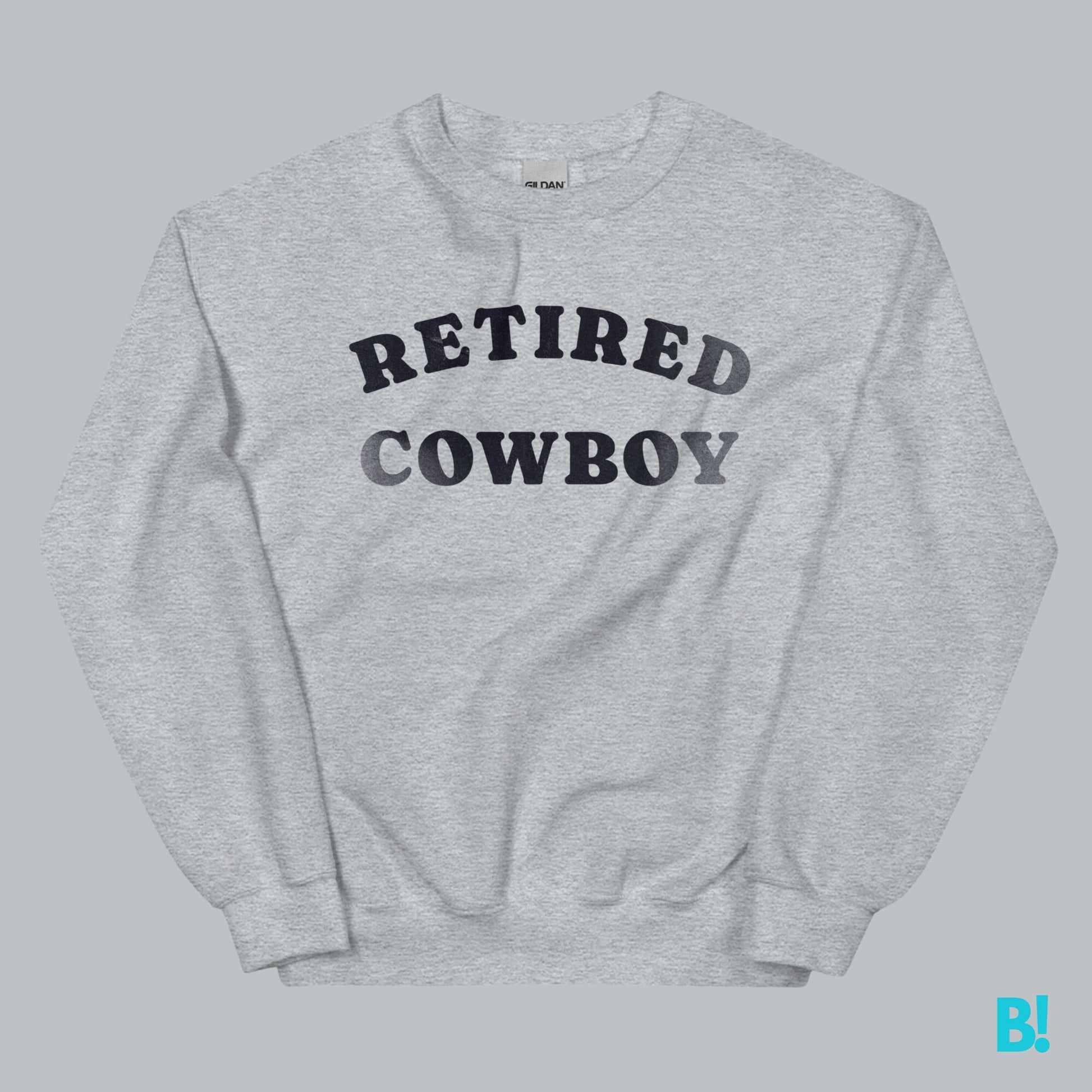 Hang up your spurs and embrace the laid-back life with the Retired Cowboy Sweater. Perfect for those who appreciate a touch of Wild West charm with none of the hard work. Whether you are lounging on the couch or out grabbing a coffee, this sweater keeps t