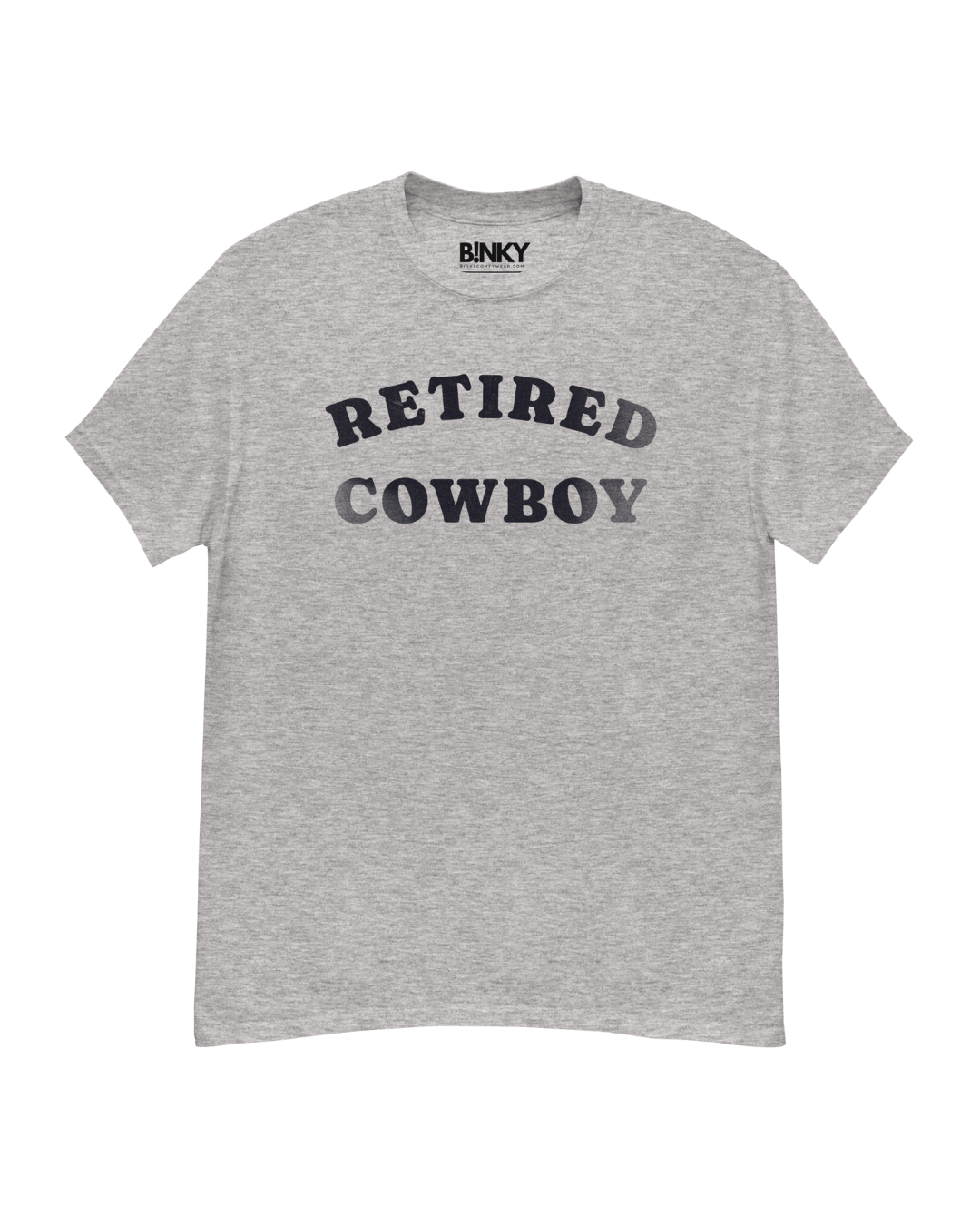 Retired Cowboy T-Shirt – 100% cotton, regular fit, western-inspired design