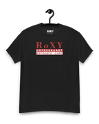 RoXY NIGHTCLUB T-SHIRT featuring a vintage design, representing Amsterdam's iconic nightlife.