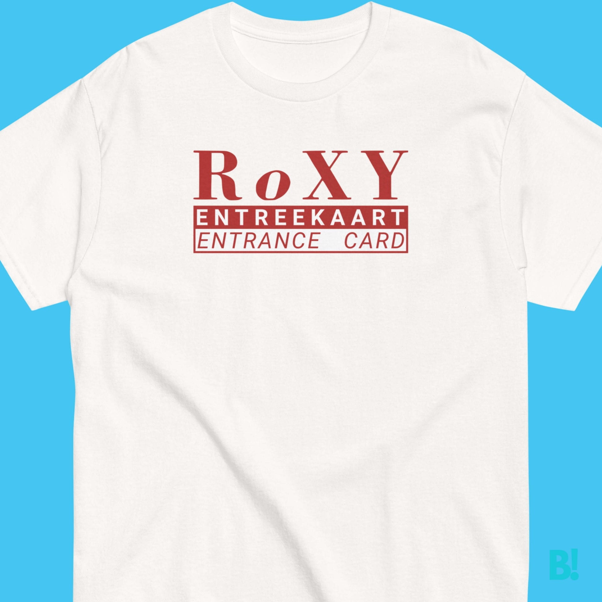 RoXY Nightclub Amsterdam T-Shirt | Limited Edition Own a piece of Amsterdam's house scene with our RoXY Nightclub T-Shirt. Limited stock – grab this iconic souvenir now! €29.50 B!NKY Comfywear