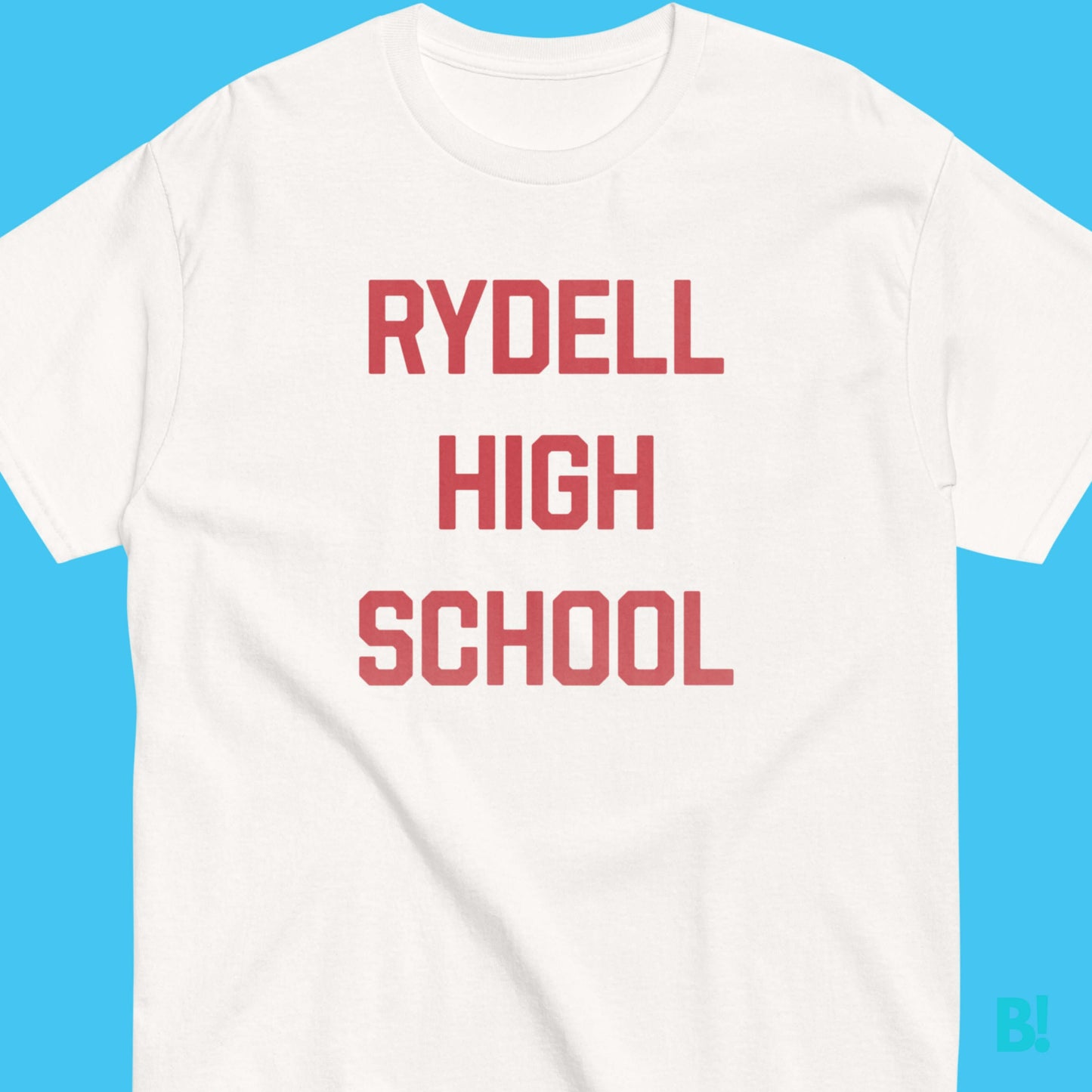 Rydell High T-Shirt - Relive "Grease" Nostalgia Get the classic Rydell High School T-Shirt in 5 colors & all sizes. 100% cotton, unisex, by B!NKY Comfywear. Perfect for Danny & Sandy fans! €29.50 B!NKY Comfywear