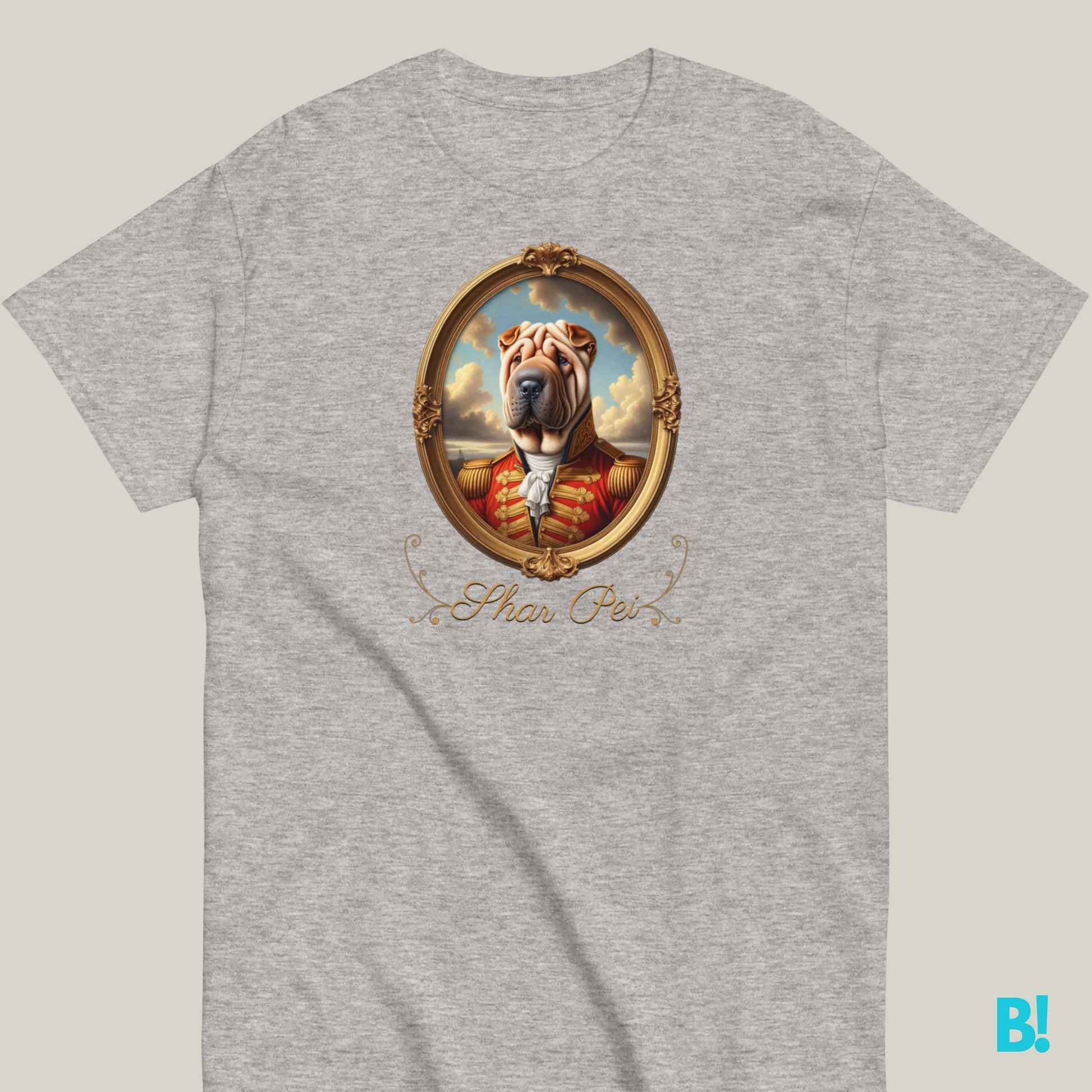 Shar Pei Napoleon Dog Portrait T-shirt – 100% Cotton Shar Pei fans, here’s your new favorite T-shirt! Napoleon dog portrait on 100% cotton, available in 7 colors. Order today! €29.50 B!NKY Comfywear