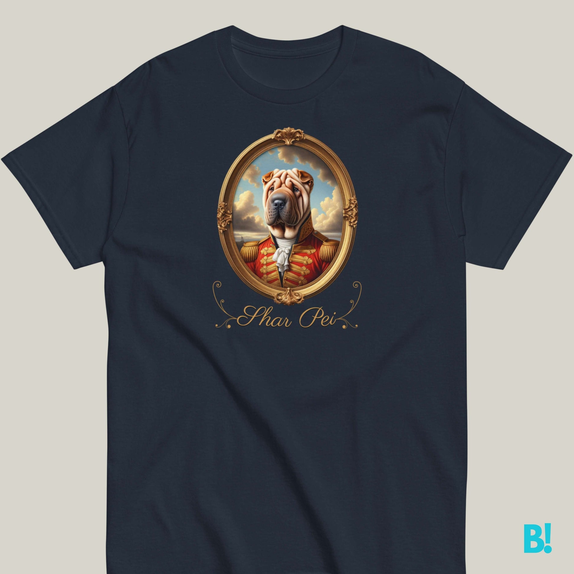 Shar Pei Napoleon Dog Portrait T-shirt – 100% Cotton Shar Pei fans, here’s your new favorite T-shirt! Napoleon dog portrait on 100% cotton, available in 7 colors. Order today! €29.50 B!NKY Comfywear