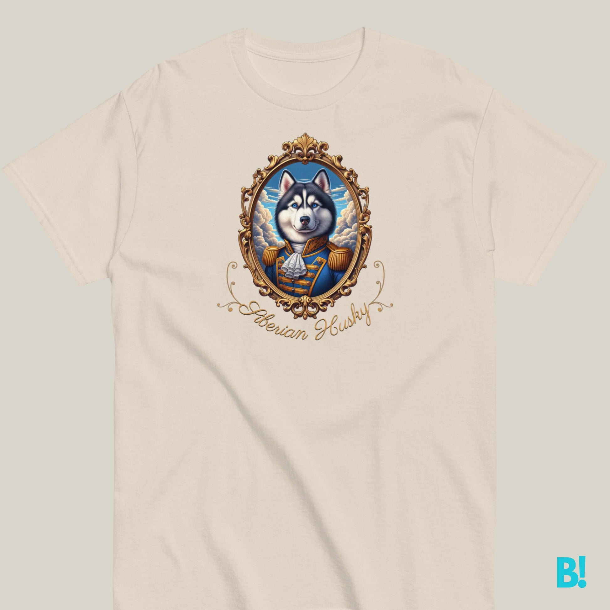 Siberian Husky Napoleon Portrait T-shirt – 100% Cotton Love Huskies? This Napoleon dog portrait T-shirt is perfect for you! 100% cotton, 7 colors. Great for all dog lovers! €29.50 B!NKY Comfywear