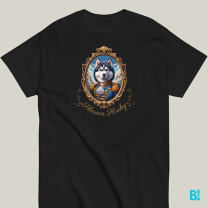 Siberian Husky Napoleon Portrait T-shirt – 100% Cotton Love Huskies? This Napoleon dog portrait T-shirt is perfect for you! 100% cotton, 7 colors. Great for all dog lovers! €29.50 B!NKY Comfywear