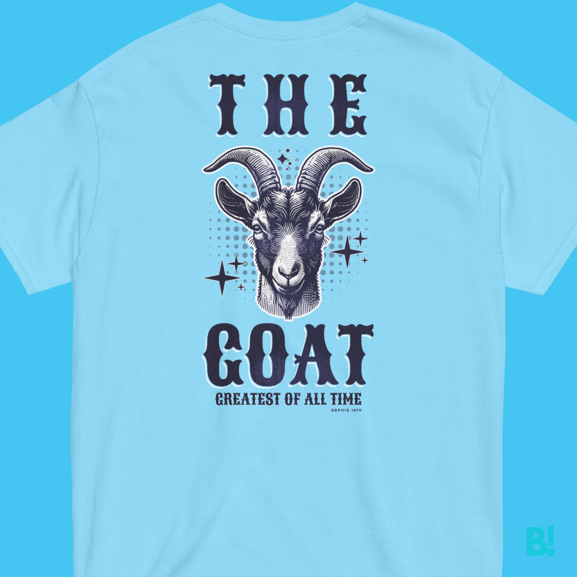 THE GOAT T-Shirt - Be the Best! Join the elite with our 'GOAT' T-Shirt. Unisex, 100% cotton, available in 4 colors, sizes S-XXXL. Designed by B!NKY Comfywear. €34.50 B!NKY Comfywear