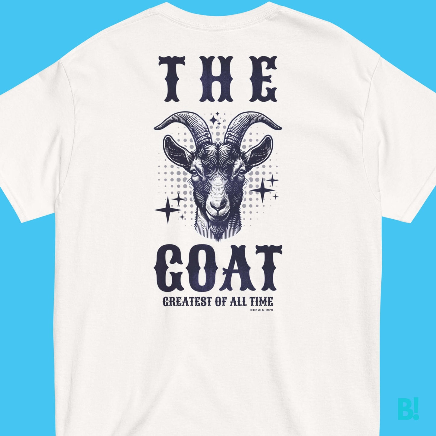 THE GOAT T-Shirt - Be the Best! Join the elite with our 'GOAT' T-Shirt. Unisex, 100% cotton, available in 4 colors, sizes S-XXXL. Designed by B!NKY Comfywear. €34.50 B!NKY Comfywear