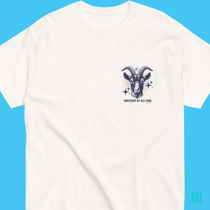 THE GOAT T-Shirt - Be the Best! Join the elite with our 'GOAT' T-Shirt. Unisex, 100% cotton, available in 4 colors, sizes S-XXXL. Designed by B!NKY Comfywear. €34.50 B!NKY Comfywear