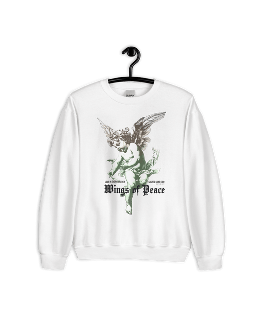 WINGS OF PEACE Sweater – Style with Meaning, Soft & Comfy