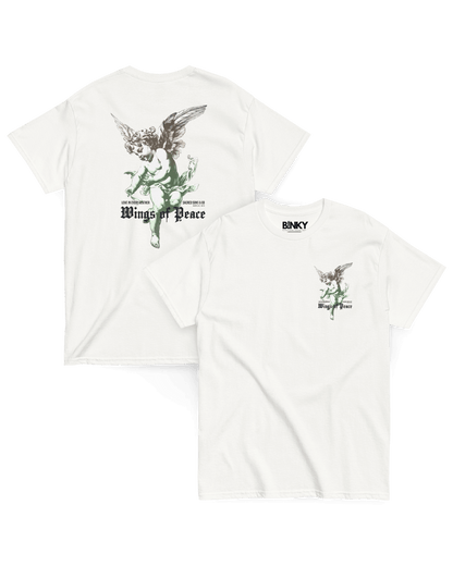 WINGS OF PEACE T-Shirt – 100% cotton, regular fit, peace and hope symbol