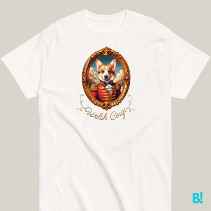 Welsh Corgi Napoleon Dog Portrait T-shirt – 100% Cotton Show off your Welsh Corgi pride with this Napoleon dog portrait T-shirt. 100% cotton in 7 colors. Perfect for all dog lovers! €29.50 B!NKY Comfywear