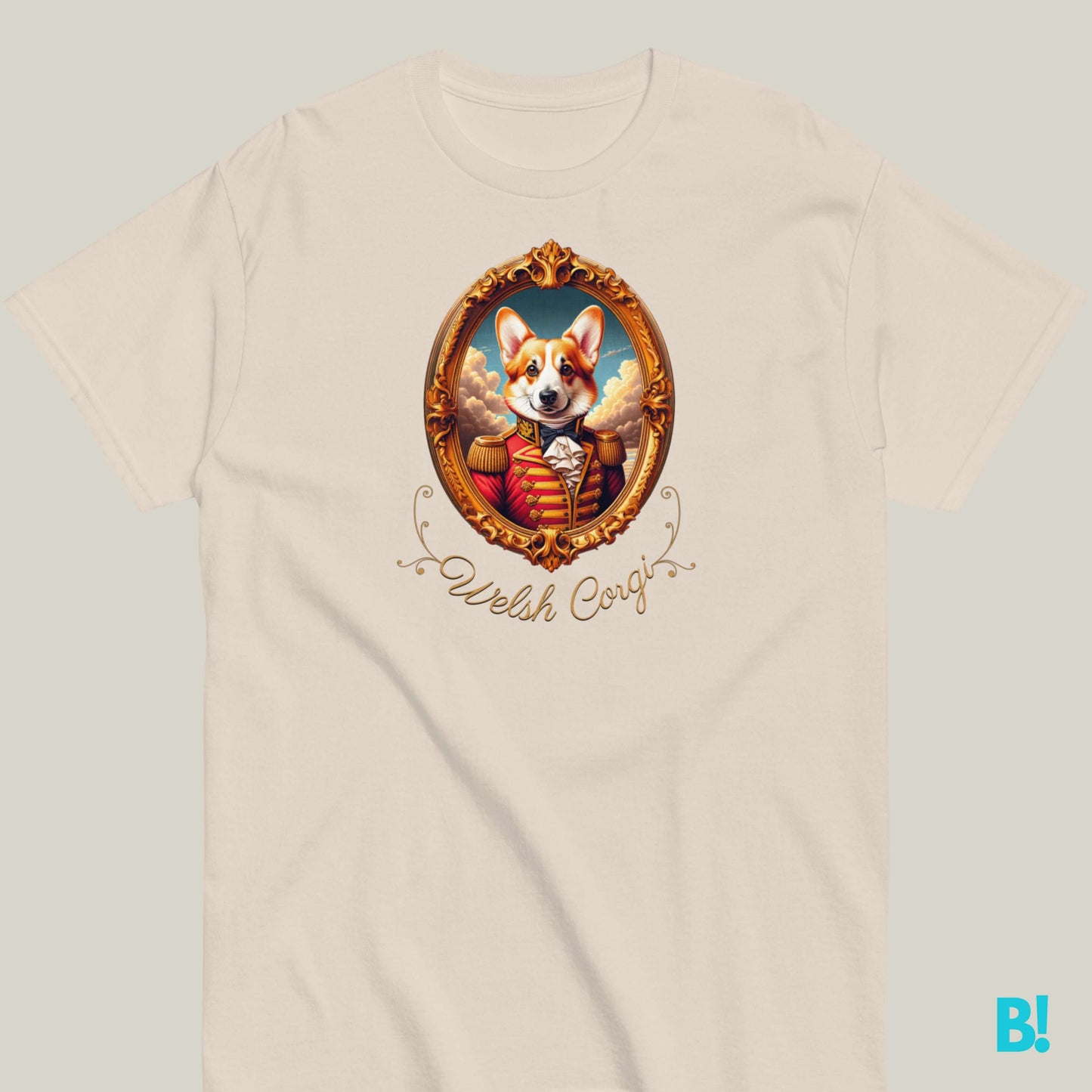 Welsh Corgi Napoleon Dog Portrait T-shirt – 100% Cotton Show off your Welsh Corgi pride with this Napoleon dog portrait T-shirt. 100% cotton in 7 colors. Perfect for all dog lovers! €29.50 B!NKY Comfywear