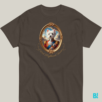 West Highland Terrier Napoleon T-shirt – 100% Cotton Celebrate your West Highland Terrier with this stylish Napoleon dog portrait T-shirt. Soft cotton, 7 colors. A must-have for Westie lovers! €29.50 B!NKY Comfywear