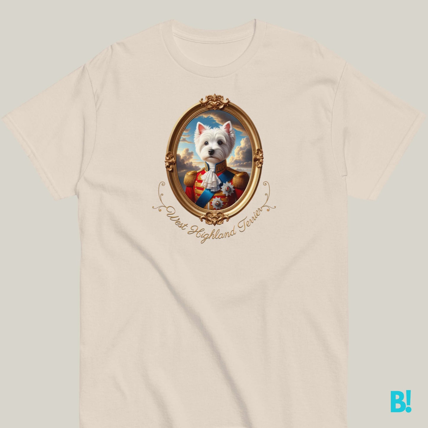 West Highland Terrier Napoleon T-shirt – 100% Cotton Celebrate your West Highland Terrier with this stylish Napoleon dog portrait T-shirt. Soft cotton, 7 colors. A must-have for Westie lovers! €29.50 B!NKY Comfywear