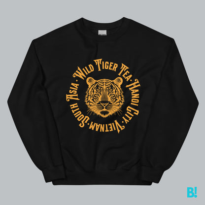 Wild Tiger Tea Hanoi Vietnam Sweater Experience the cozy feel of our Classic Wild Tiger Tea Sweater by BinkyComfywear. Made from a 50/50 blend of Cotton and Polyester for a perfect fit. Order now! €39.00 B!NKY Comfywear