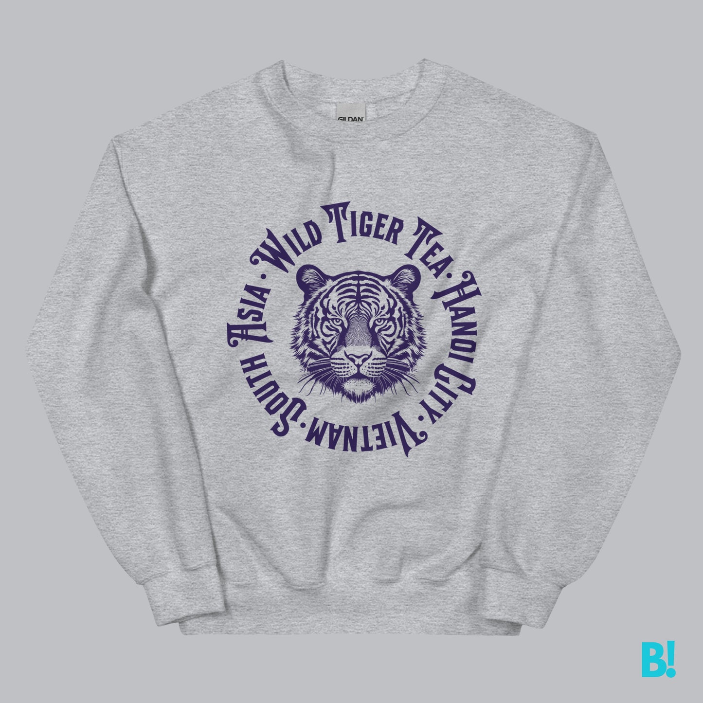 Wild Tiger Tea Hanoi Vietnam Sweater Experience the cozy feel of our Classic Wild Tiger Tea Sweater by BinkyComfywear. Made from a 50/50 blend of Cotton and Polyester for a perfect fit. Order now! €39.00 B!NKY Comfywear