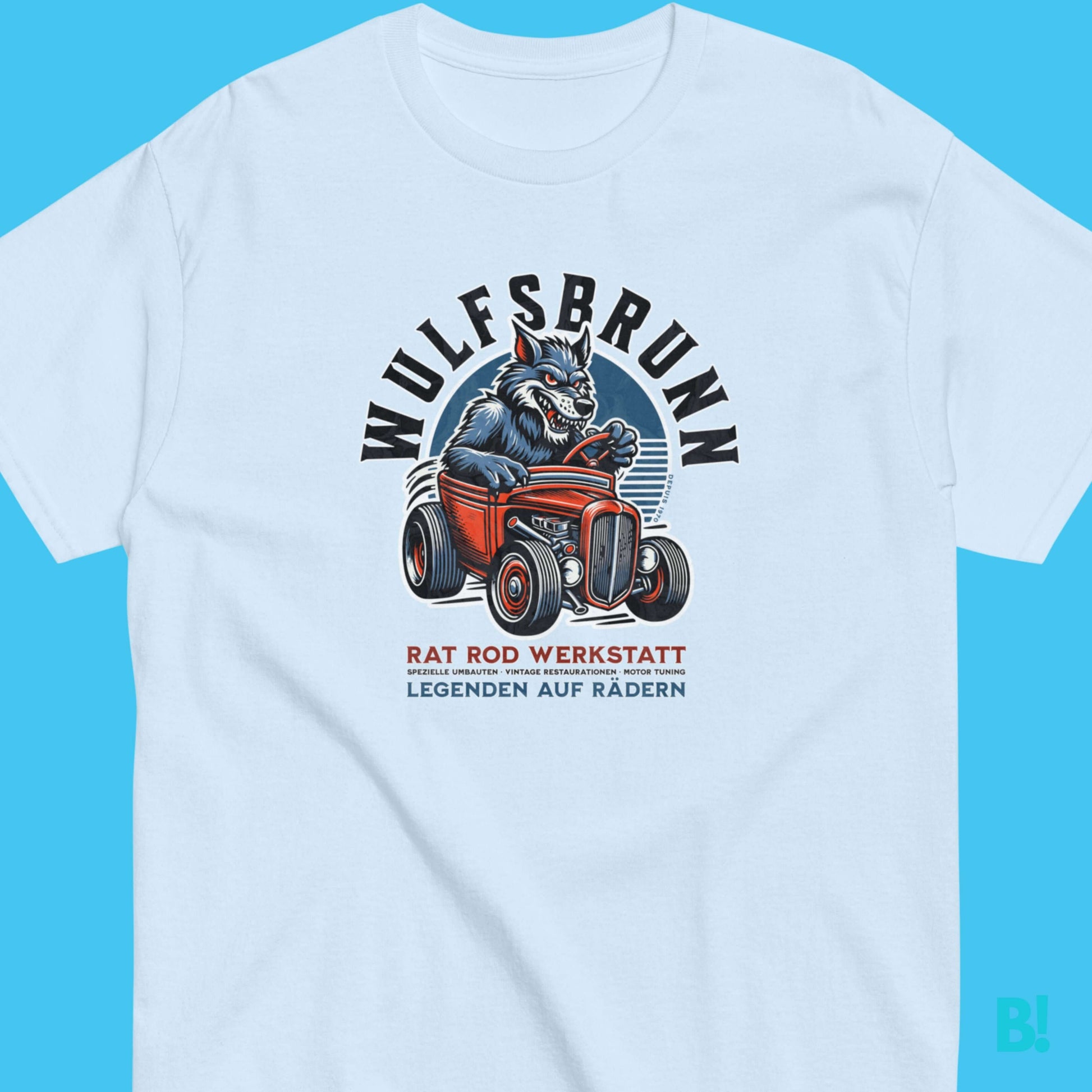 WULFSBRUNN Custom Rods T-Shirt - Speed Meets Style Discover the WULFSBRUNN Custom Rods T-Shirt. 100% cotton, unisex, available in 6 colors, sizes S-XXXL. Design by B!NKY Comfywear. €29.50 B!NKY Comfywear