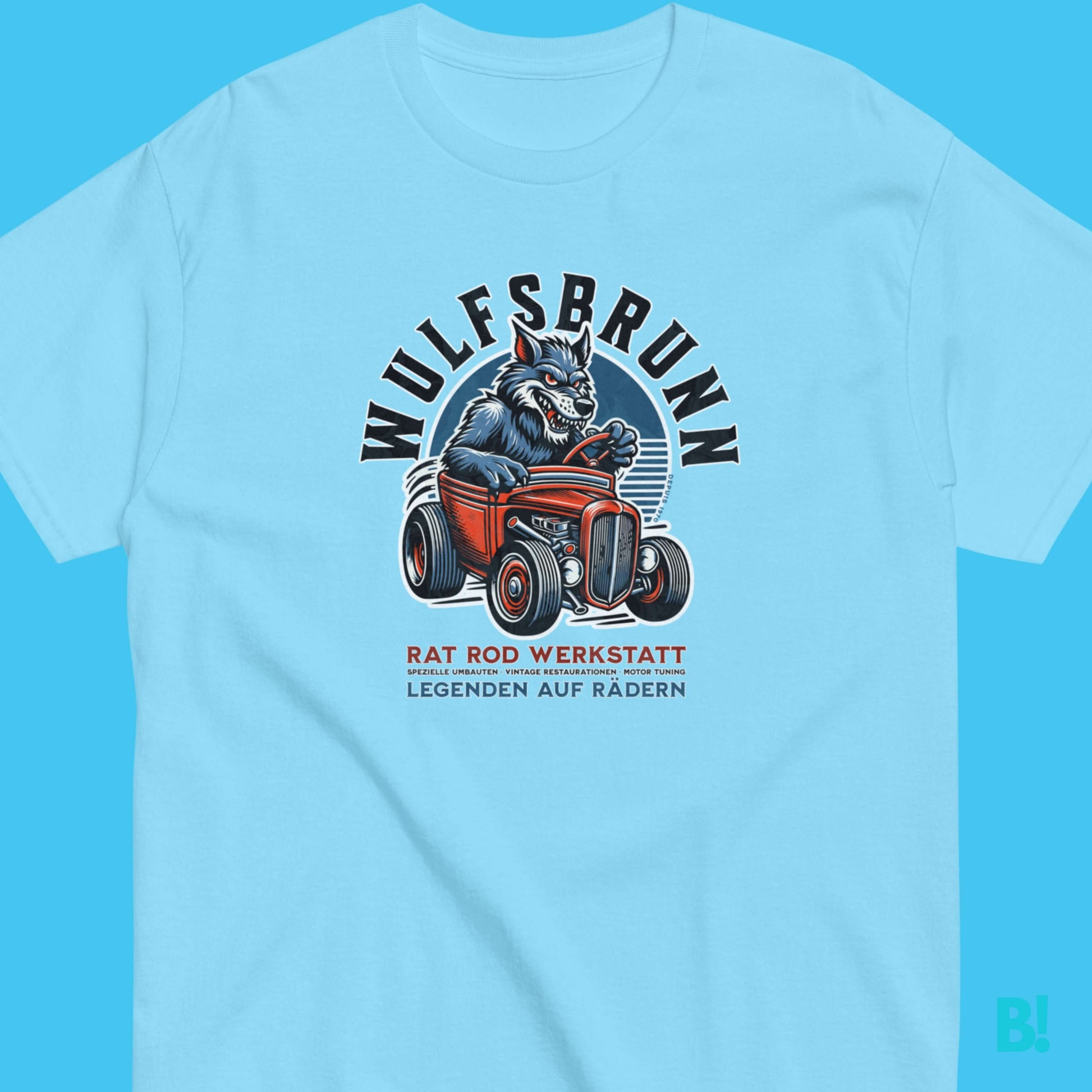 WULFSBRUNN Custom Rods T-Shirt - Speed Meets Style Discover the WULFSBRUNN Custom Rods T-Shirt. 100% cotton, unisex, available in 6 colors, sizes S-XXXL. Design by B!NKY Comfywear. €29.50 B!NKY Comfywear