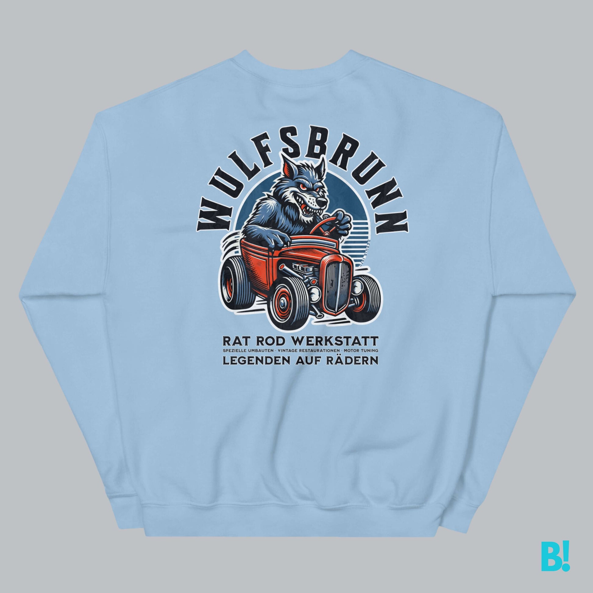 WULFSBRUNN - Classic Custom Rat Rods Sweater Discover the Wulfsbrunn Sweater by DEPUIS 1970. Made from a 50/50 blend of Cotton and Polyester. Soft feel, perfect fit. Size guides available. €49.00 B!NKY Comfywear