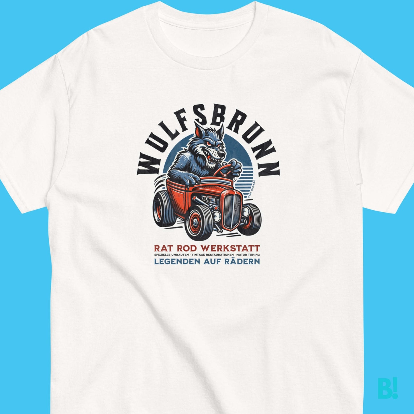 WULFSBRUNN Custom Rods T-Shirt - Speed Meets Style Discover the WULFSBRUNN Custom Rods T-Shirt. 100% cotton, unisex, available in 6 colors, sizes S-XXXL. Design by B!NKY Comfywear. €29.50 B!NKY Comfywear