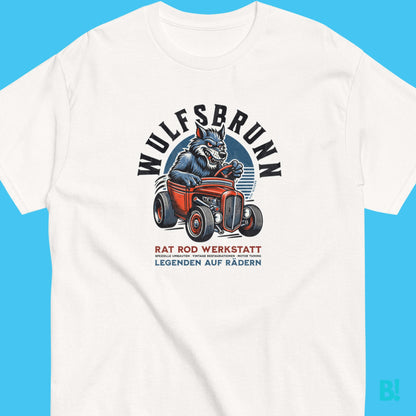 WULFSBRUNN Custom Rods T-Shirt - Speed Meets Style Discover the WULFSBRUNN Custom Rods T-Shirt. 100% cotton, unisex, available in 6 colors, sizes S-XXXL. Design by B!NKY Comfywear. €29.50 B!NKY Comfywear