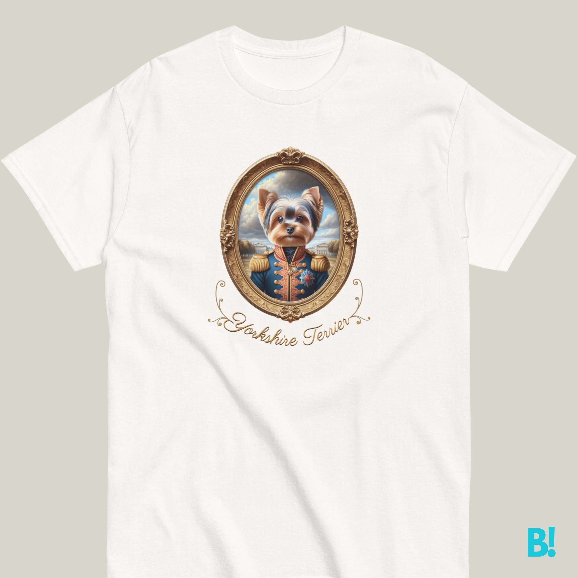 Yorkshire Terrier Napoleon Portrait T-shirt 100% Cotton Stylish Napoleon portrait of the Yorkshire Terrier. 100% cotton, 7 colors to choose from. Perfect gift for any Yorkie fan! €29.50 B!NKY Comfywear