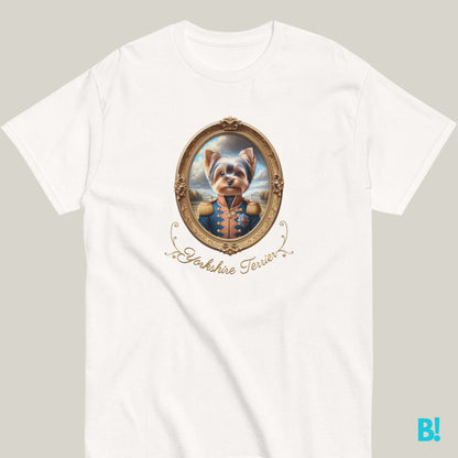 Yorkshire Terrier Napoleon Portrait T-shirt 100% Cotton Stylish Napoleon portrait of the Yorkshire Terrier. 100% cotton, 7 colors to choose from. Perfect gift for any Yorkie fan! €29.50 B!NKY Comfywear