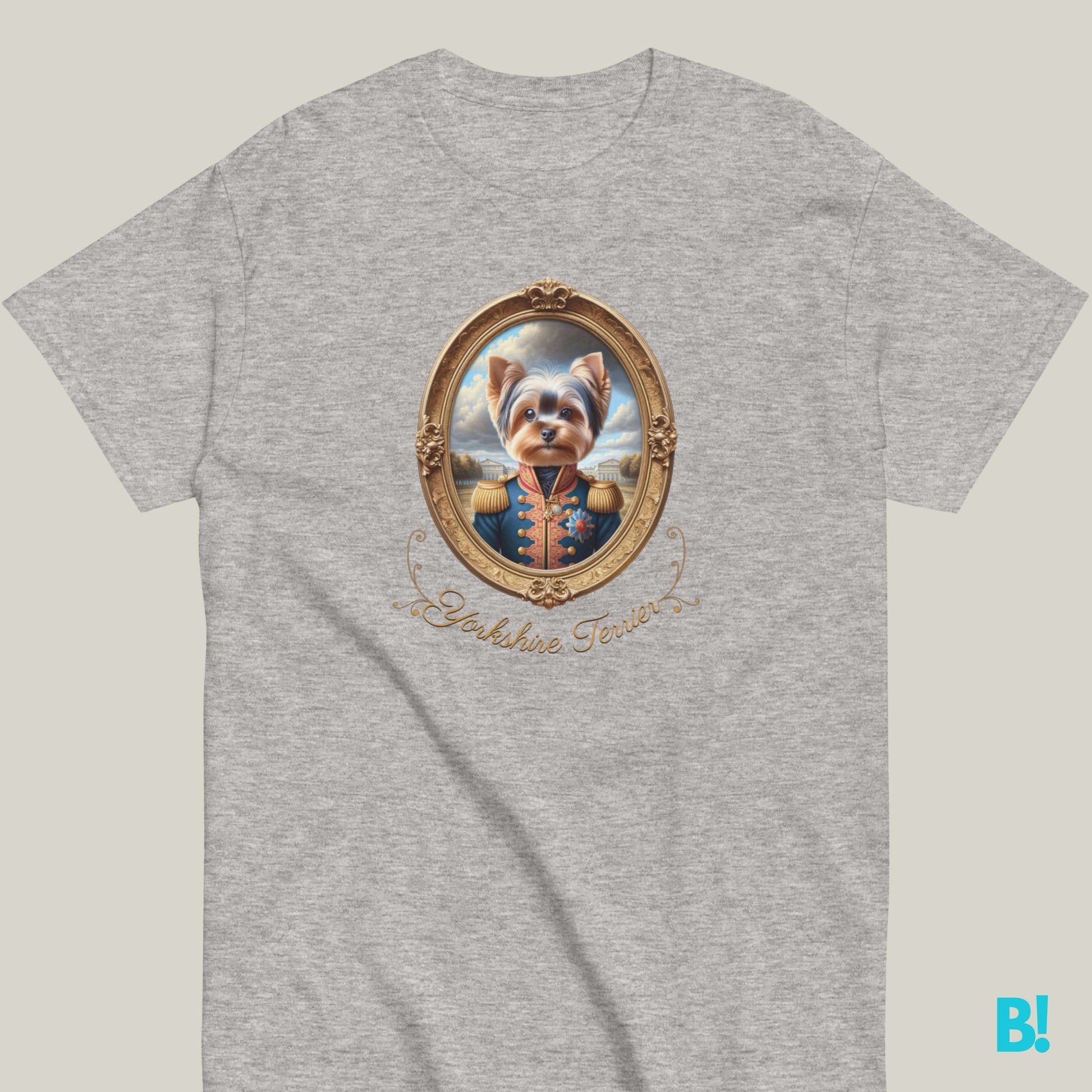 Yorkshire Terrier Napoleon Portrait T-shirt 100% Cotton Stylish Napoleon portrait of the Yorkshire Terrier. 100% cotton, 7 colors to choose from. Perfect gift for any Yorkie fan! €29.50 B!NKY Comfywear