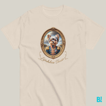 Yorkshire Terrier Napoleon Portrait T-shirt 100% Cotton Stylish Napoleon portrait of the Yorkshire Terrier. 100% cotton, 7 colors to choose from. Perfect gift for any Yorkie fan! €29.50 B!NKY Comfywear