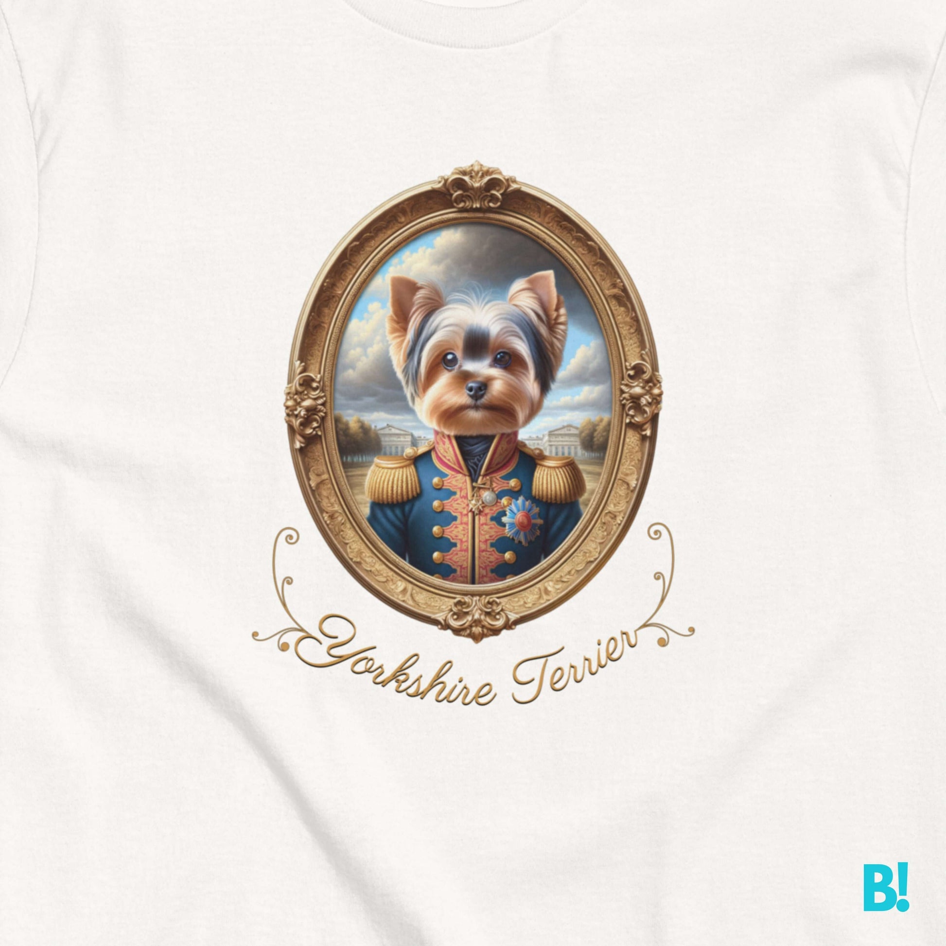 Yorkshire Terrier Napoleon Portrait T-shirt 100% Cotton Stylish Napoleon portrait of the Yorkshire Terrier. 100% cotton, 7 colors to choose from. Perfect gift for any Yorkie fan! €29.50 B!NKY Comfywear