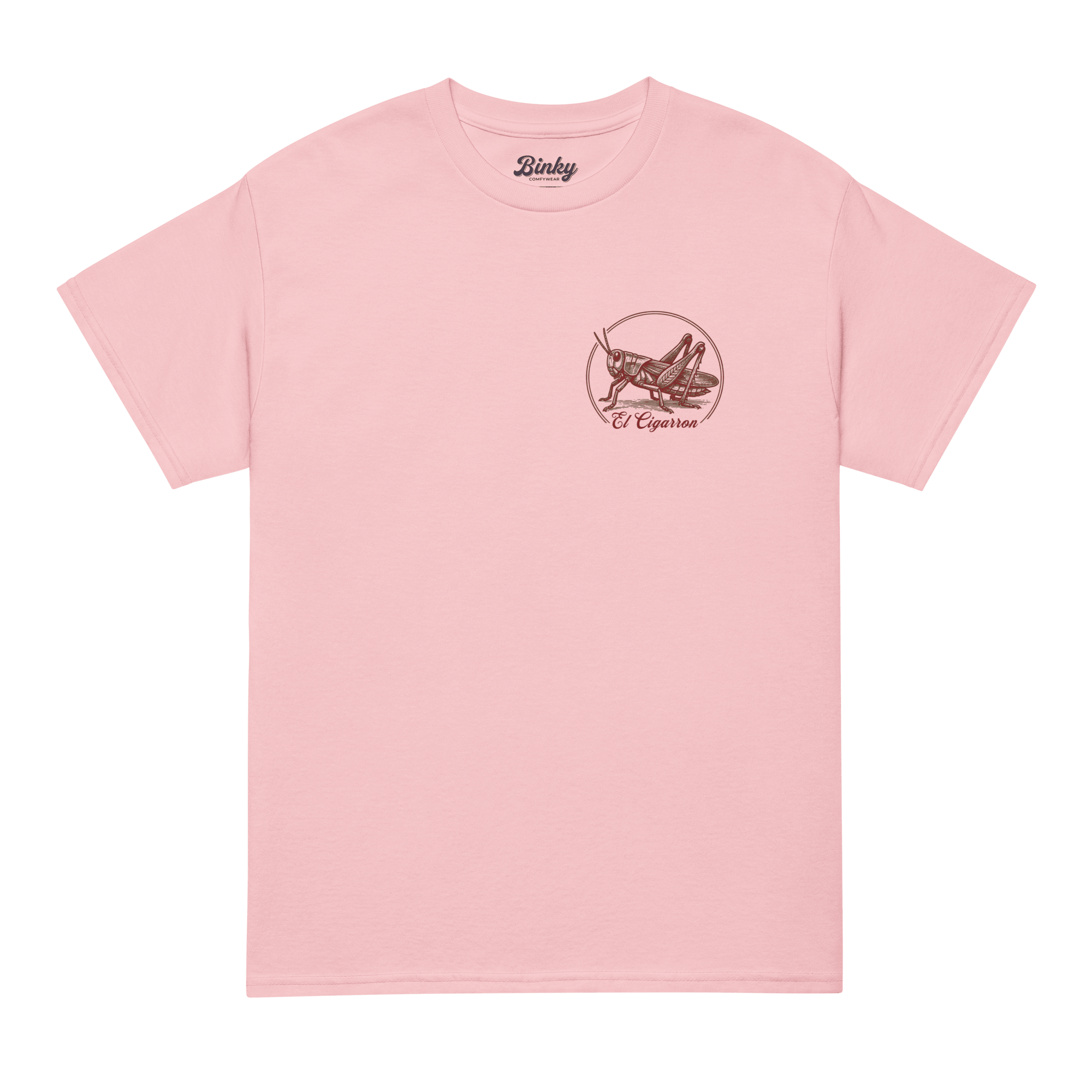 EL CIGARRON T-SHIRT | SUN, SALT & SPIRIT design featuring Conil de la Frontera and an artistic grasshopper illustration.